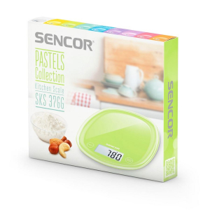 Sencor Pastels Collection konyhai m&eacute;rleg z&ouml;ld (SKS 37GG)